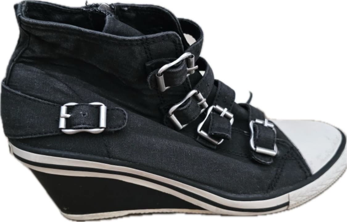 아쉬 스니커즈 웨지힐 블랙 36 37 상품이미지4