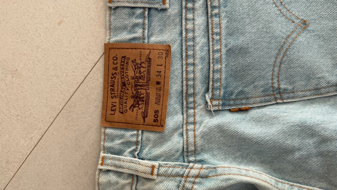 리바이스 505 연청 팬츠 상품이미지4