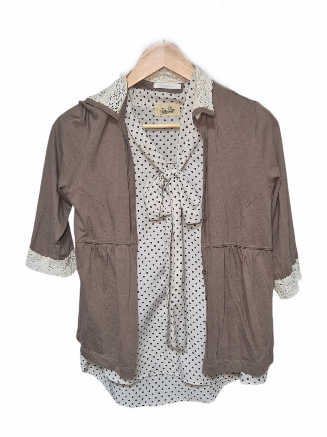 초코 도트 빈티지 모리걸 세트 mori vintage set 상품이미지2