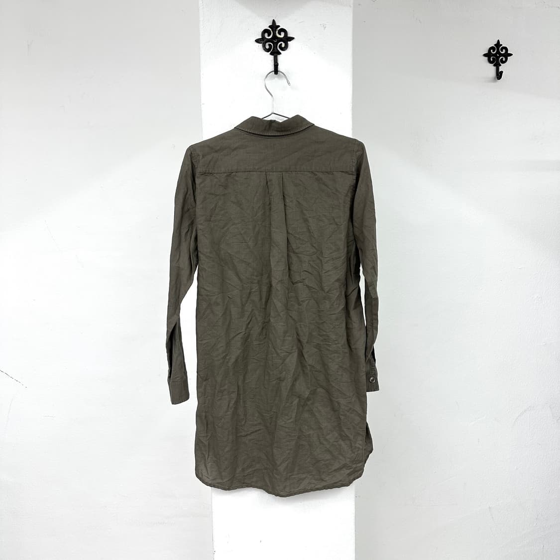 brown khaki grunge shirts 상품이미지4