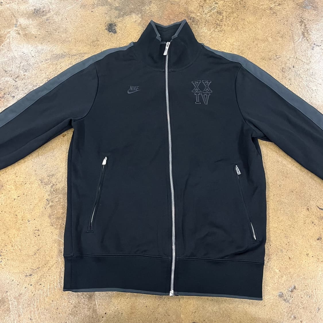 [정품/M] 나이키 블랙 트랙탑 점퍼 져지 b19 상품이미지3