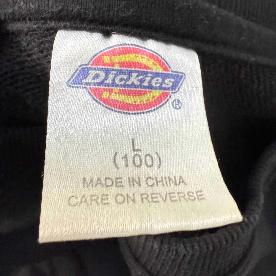 [L] 디키즈 블랙 맨투맨 0105T1 상품이미지3