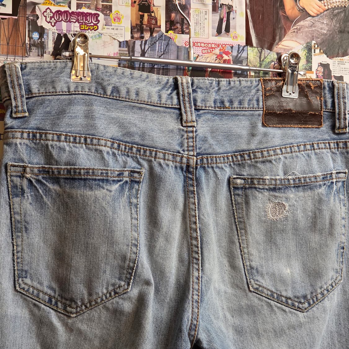 JPN 연청 스티치 스트레이트 팬츠 상품이미지6