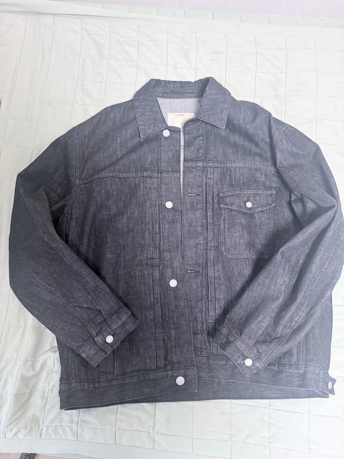 공홈구매)포터리 데님 트러커 자켓 타입1 블랙 3사이즈 상품이미지1