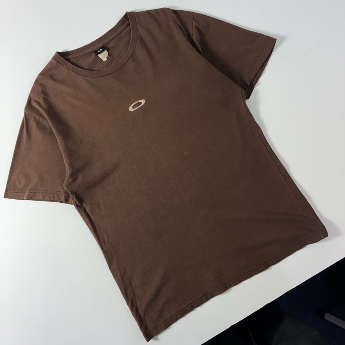 Oakely  오클리 90,s 코튼 아카이브 써클 브라운 반팔 티셔츠   상품이미지2