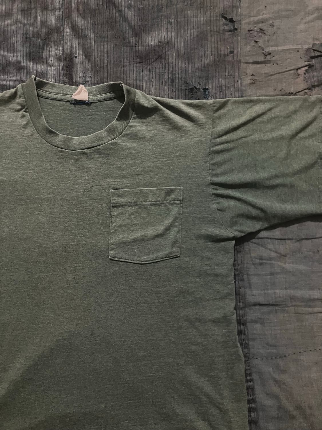 🇺🇸 80s USA 빈티지 프룻 오브 더 룸 셀비지 포켓 티셔츠 상품이미지2