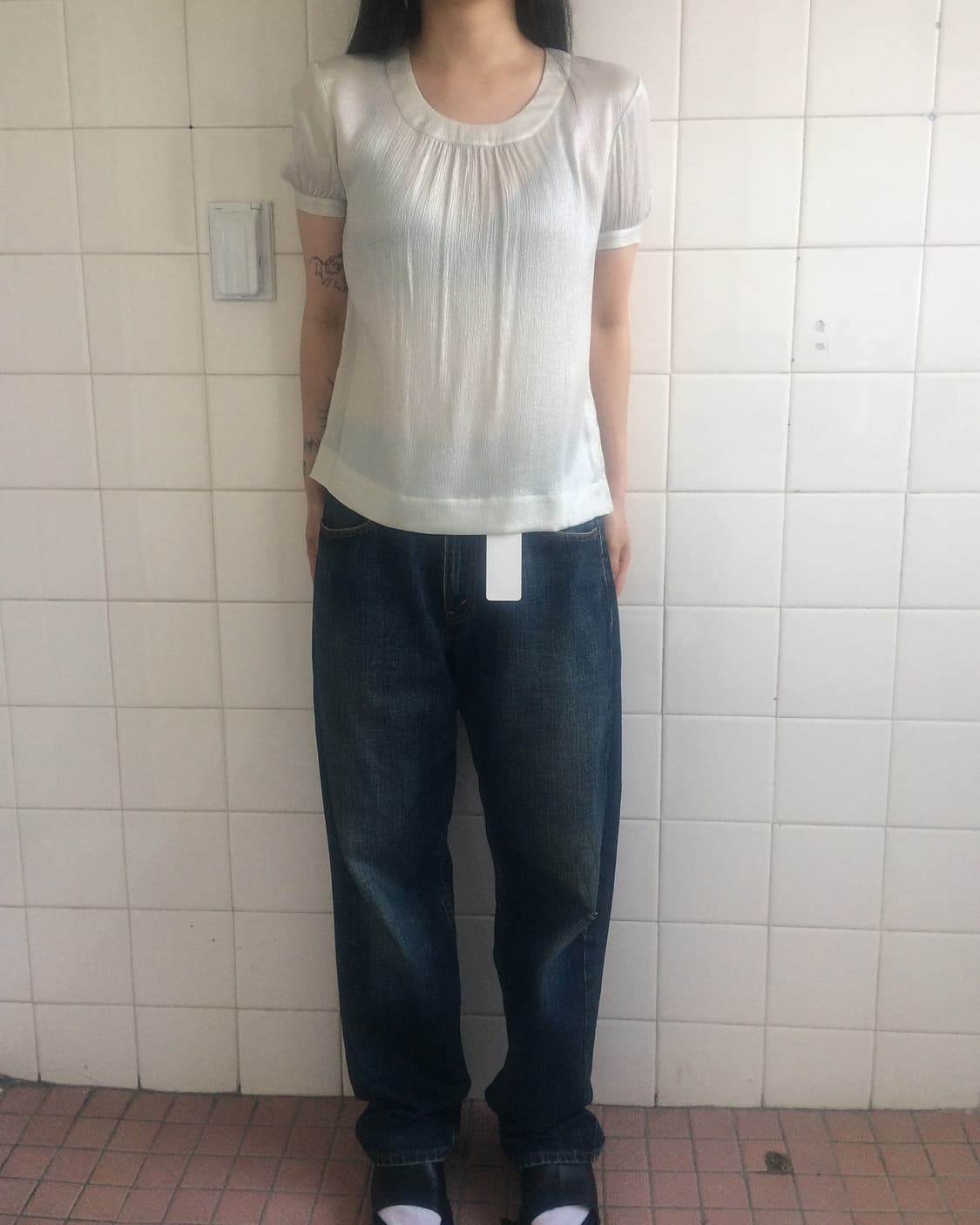 glossy blouse 상품이미지6
