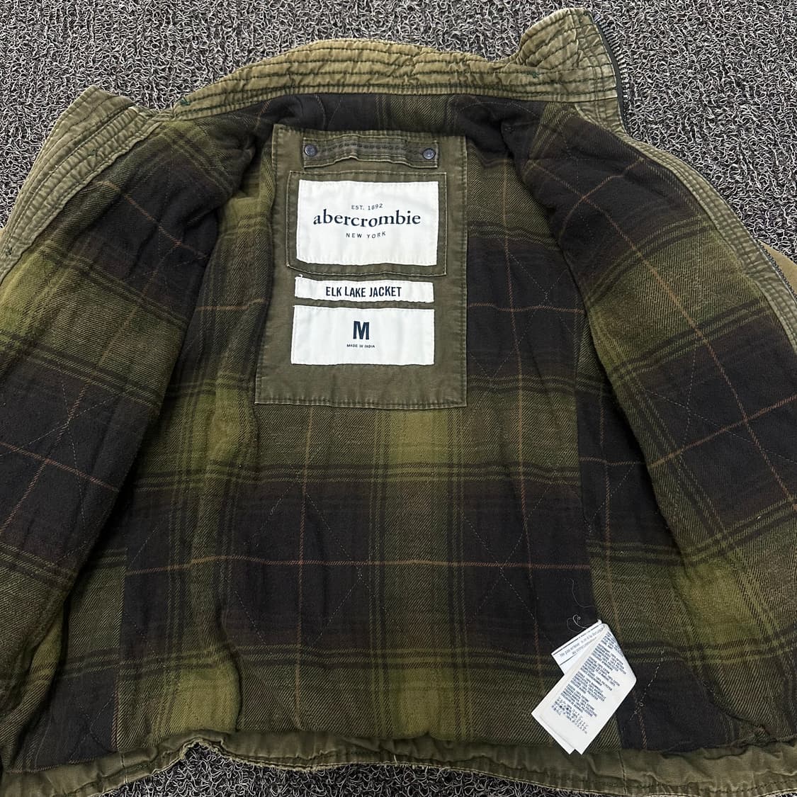 아베크롬비 밀리터리 필드 야상 점퍼 자켓 M 상품이미지8