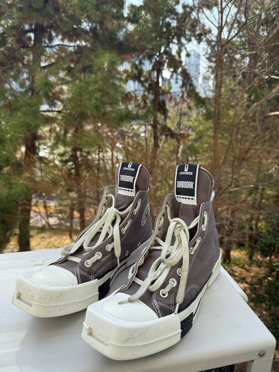 컨버스 x 다크쉐도우 터보다크 척 70 하이 그레이 상품이미지10