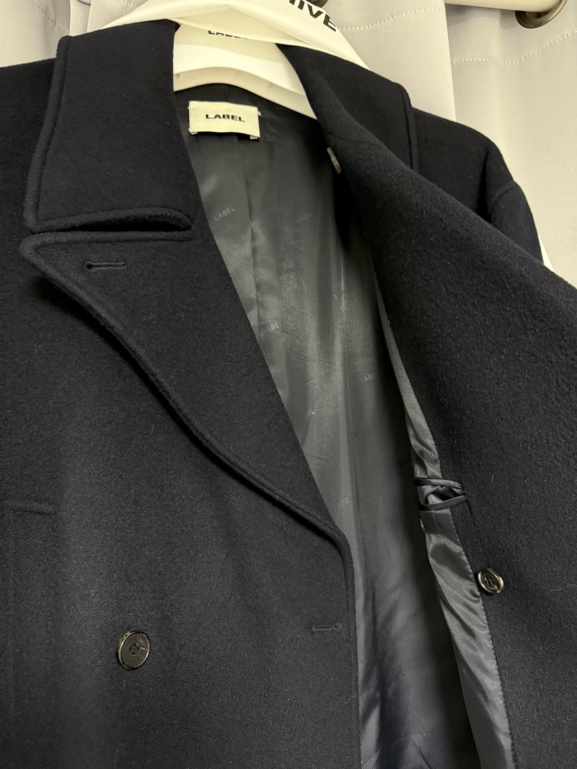 라벨아카이브 캐시미어 램스울 더블 코트 상품이미지3