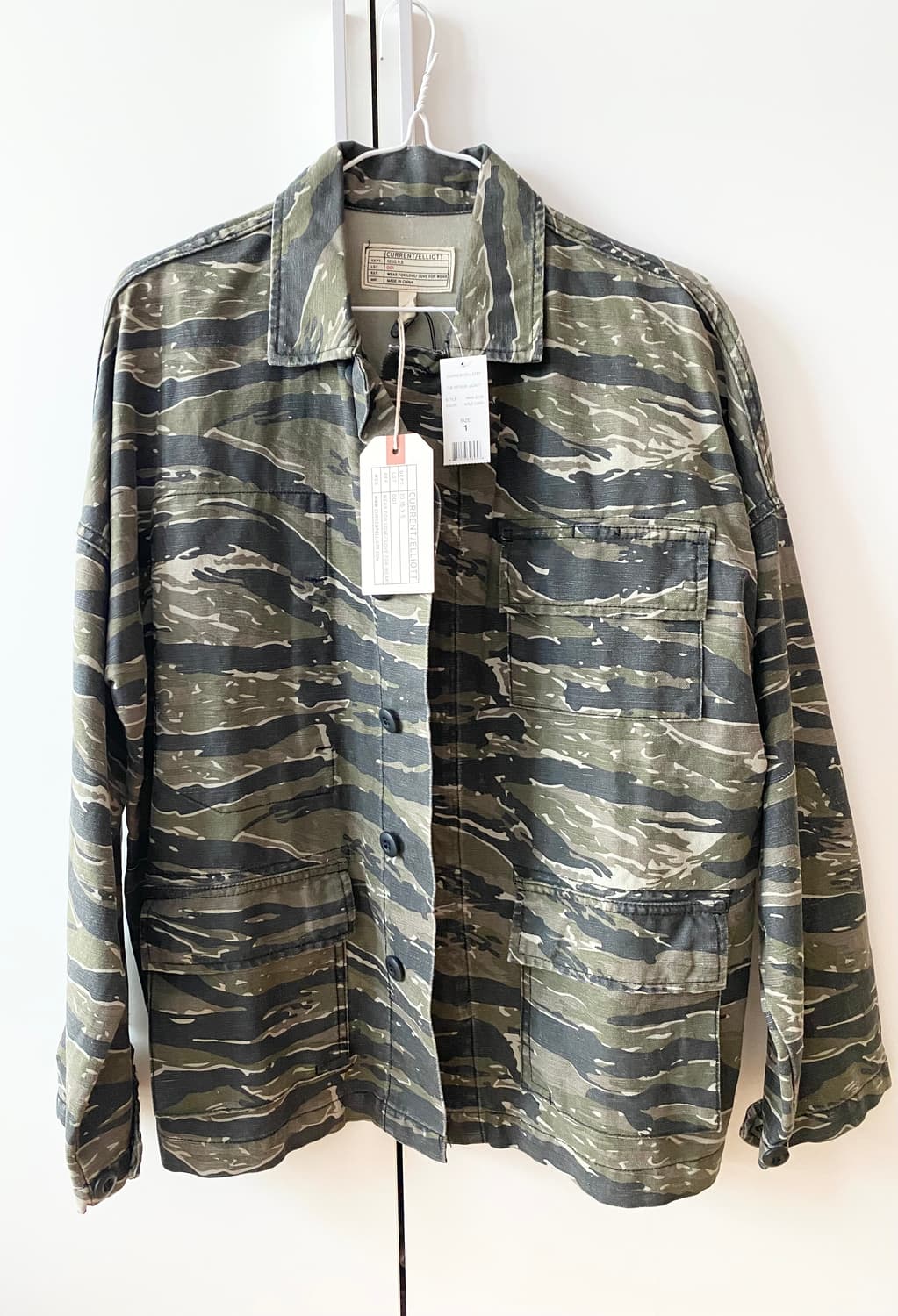 [새상품] 커런트 엘리엇 셔츠 자켓 카모셔츠 카모자켓 Current/El 상품이미지2