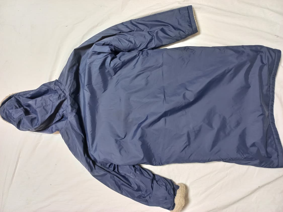 뉴발란스 리버시블 양털 롱 패딩네이비 상품이미지2