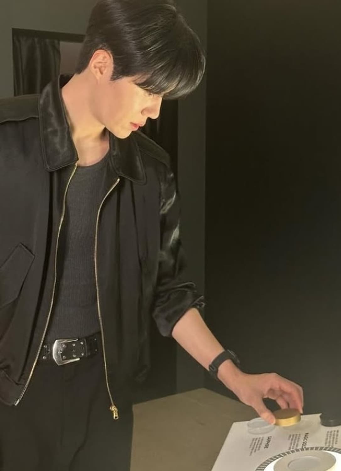 [L] 렉토 80s 플루이드 벤 카스틸라 밤무대 자켓 블랙 상품이미지1