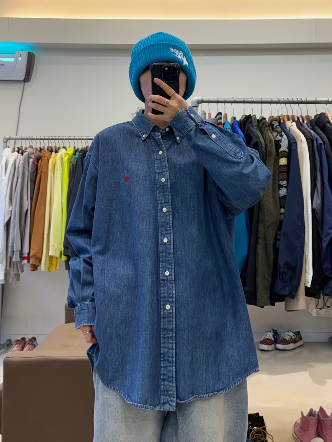 폴로 랄프로렌 데님 셔츠 상품이미지5