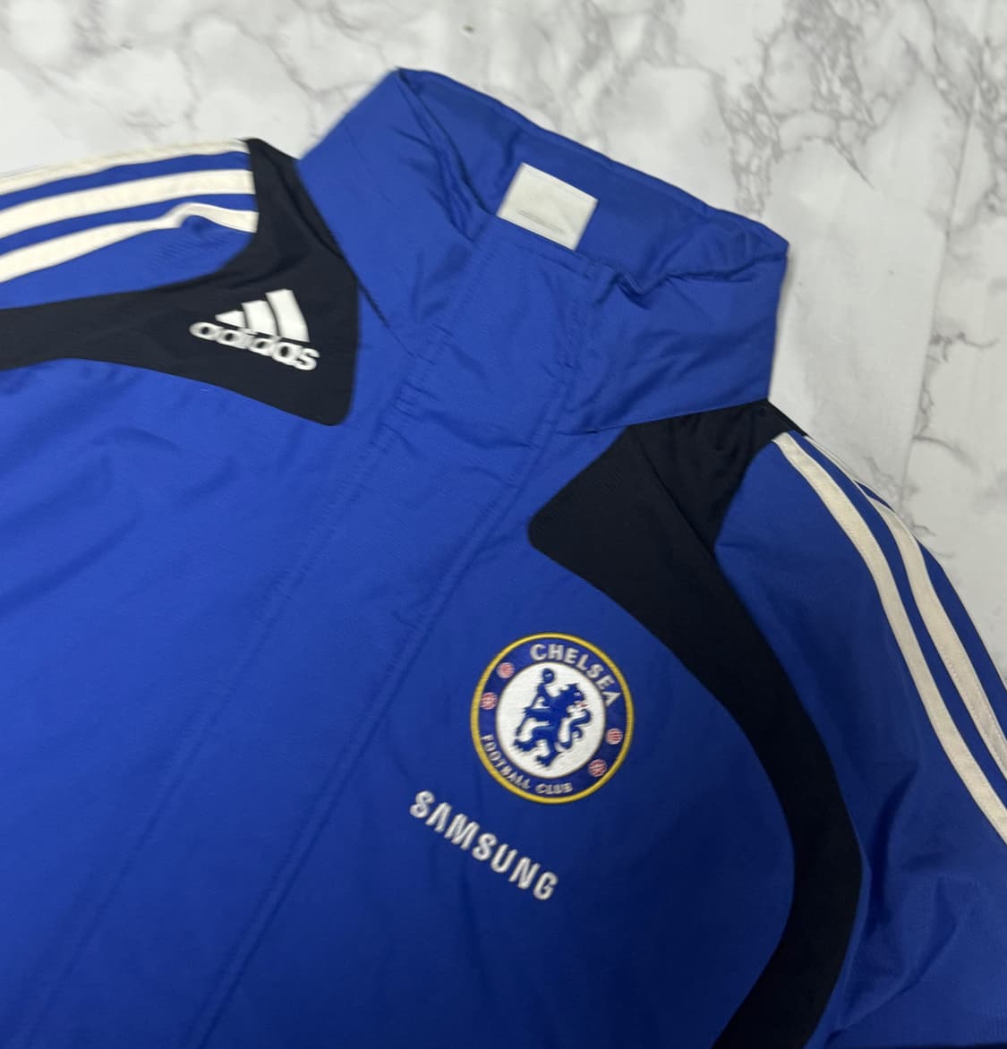 아디다스 첼시 삼성 08-09 바람막이 빅로고 자켓 상품이미지3