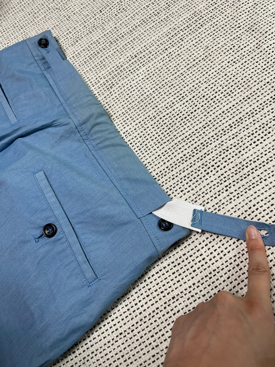 jil sander vintage sky blue cotton pants 상품이미지5