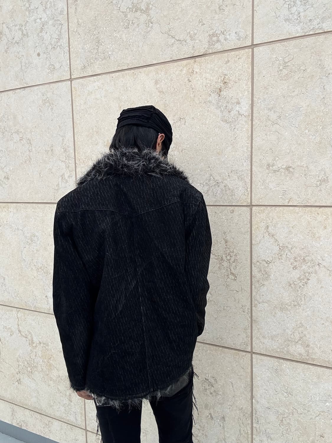 “Bernings sho”00’s Rare Archive Fur Trim 상품이미지3