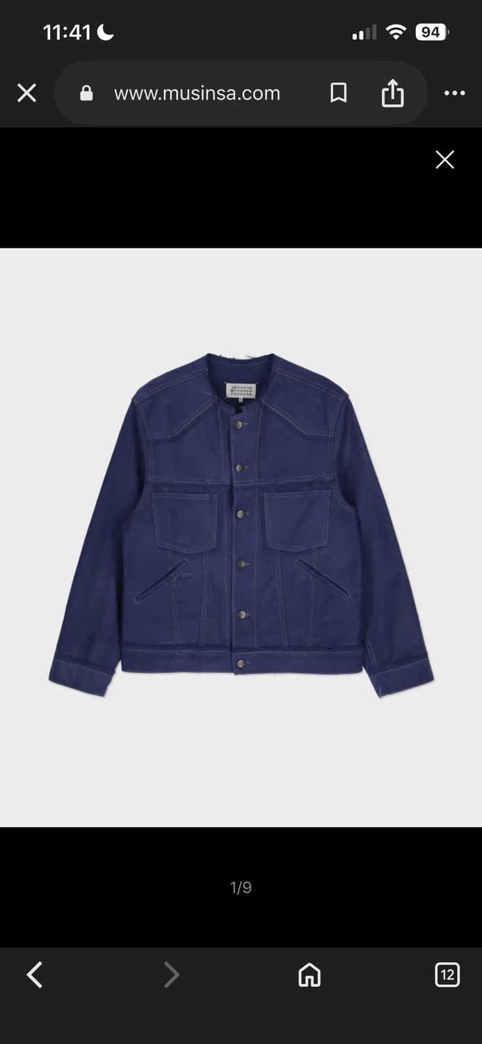 구합니다) 마르지엘라 몰스킨 카라리스 자켓  상품이미지2