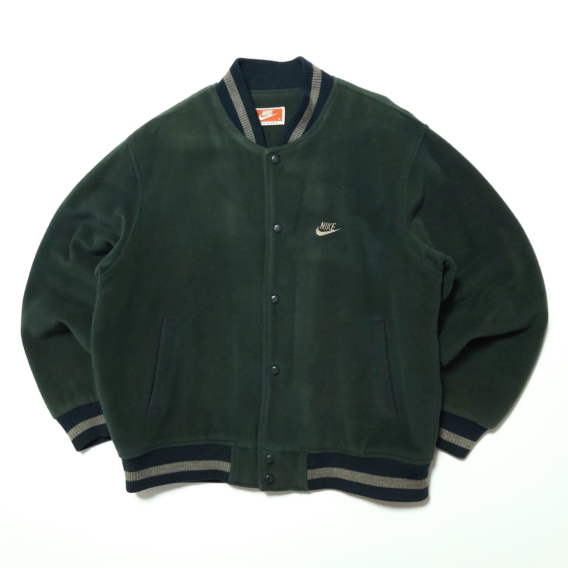 나이키 80s 아카이브 울 바시티 자켓 딥그린 상품이미지1