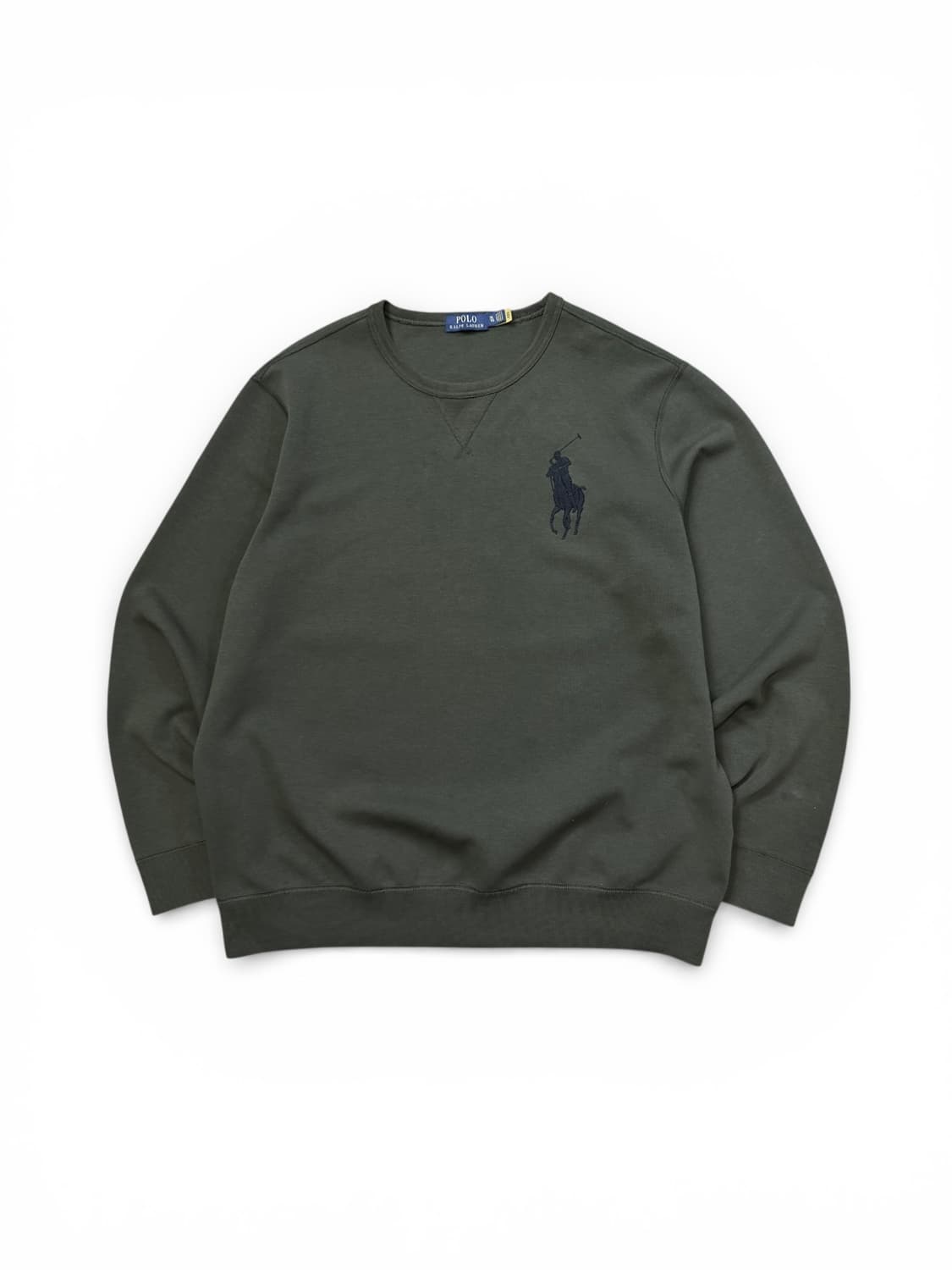 폴로 랄프로렌 빅포니 카키 스웻셔츠 상품이미지1