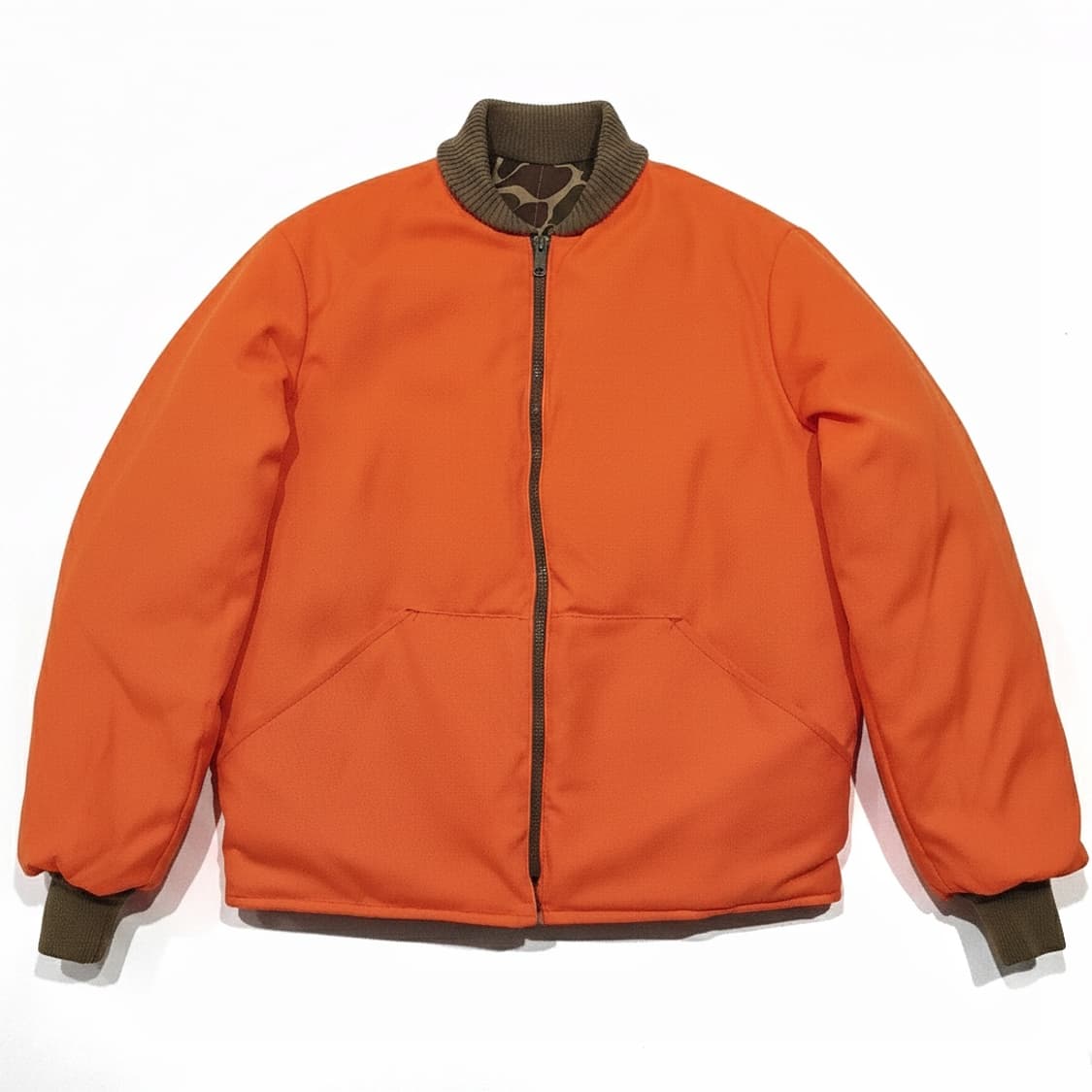 80s 에디바우어 카모 다운 자켓 리버시블 42 (105) 상품이미지8