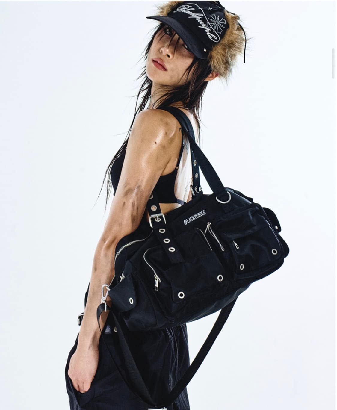 블랙퍼플 오버로드 카고백 레드 상품이미지2