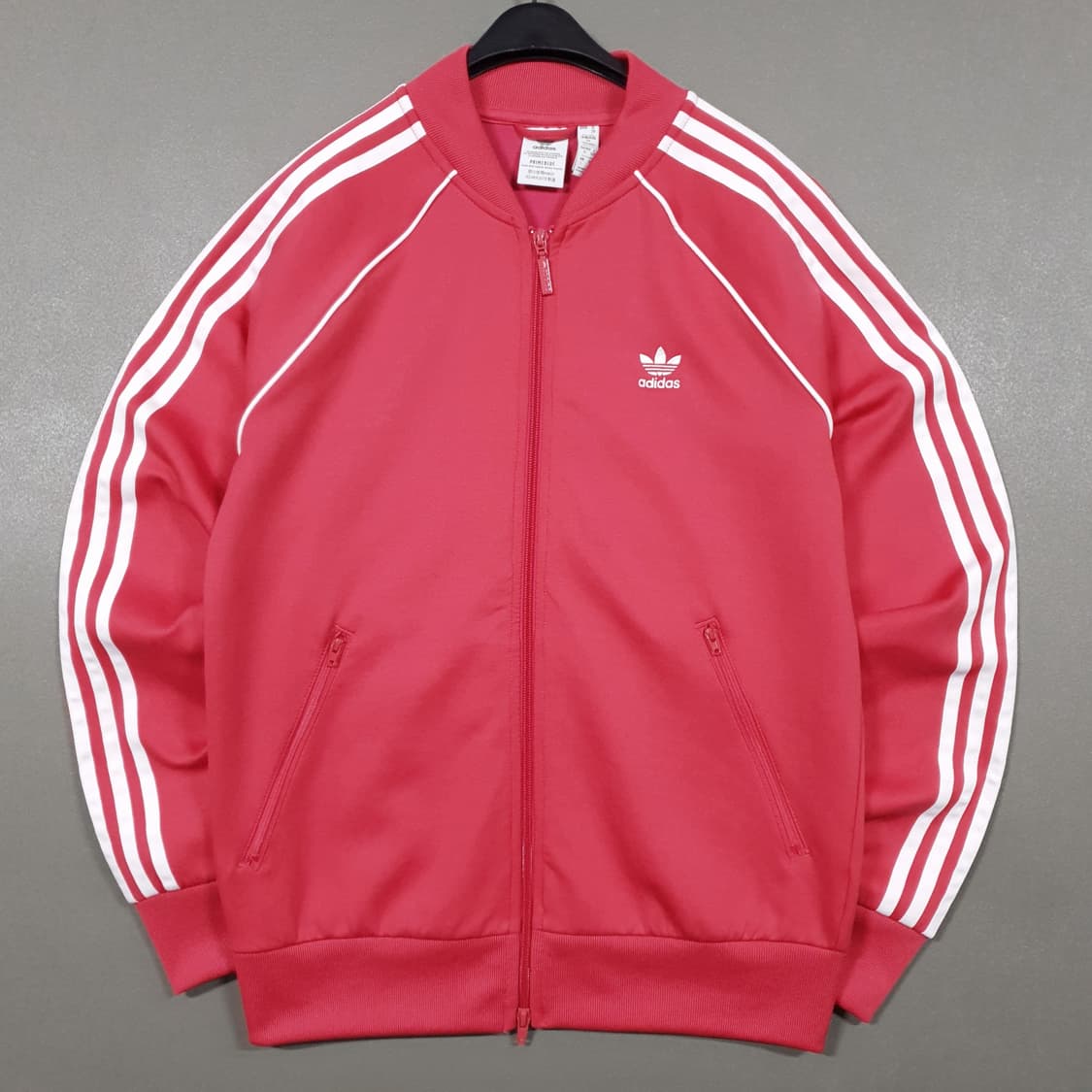 L) 아디다스 신형 유로파 파이어버드 슈퍼스타 트랙탑 져지 핫핑크 희귀 상품이미지1