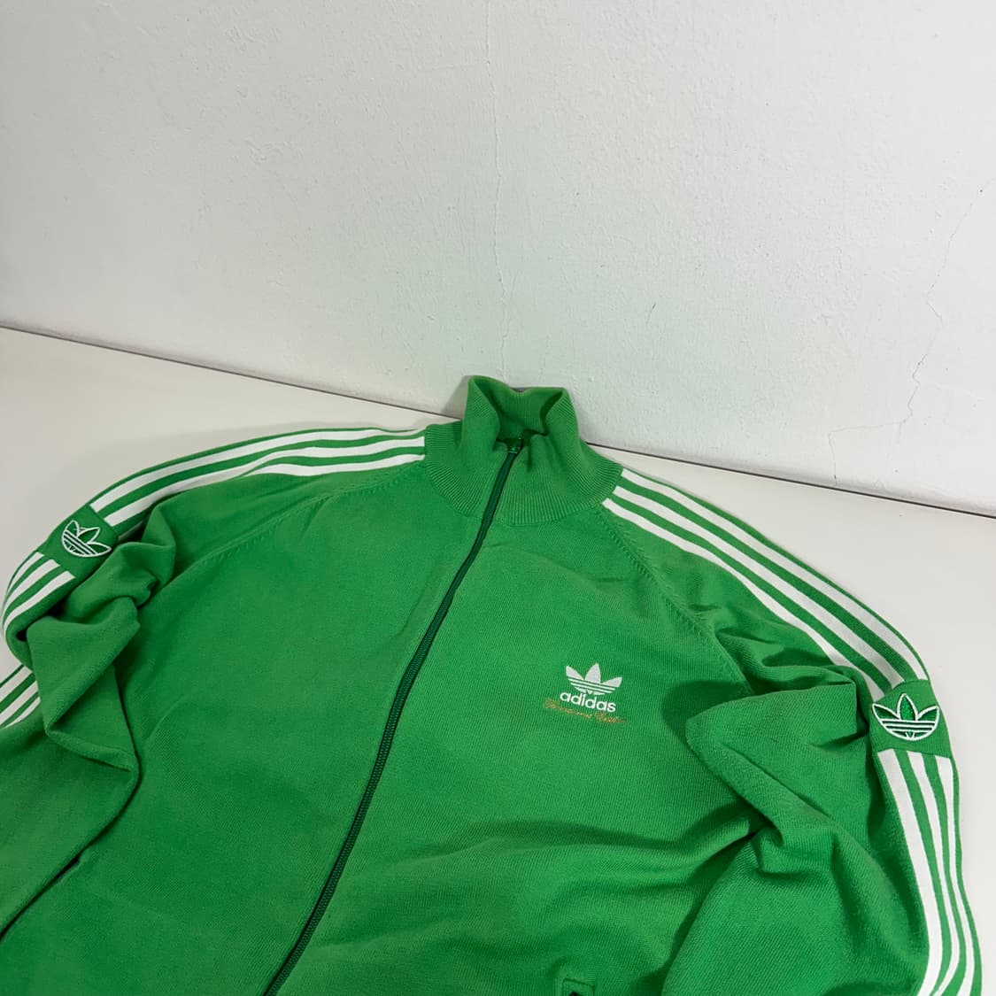 105 아디다스 그린 토너먼트 에디션 니트 트랙탑 집업 상품이미지1