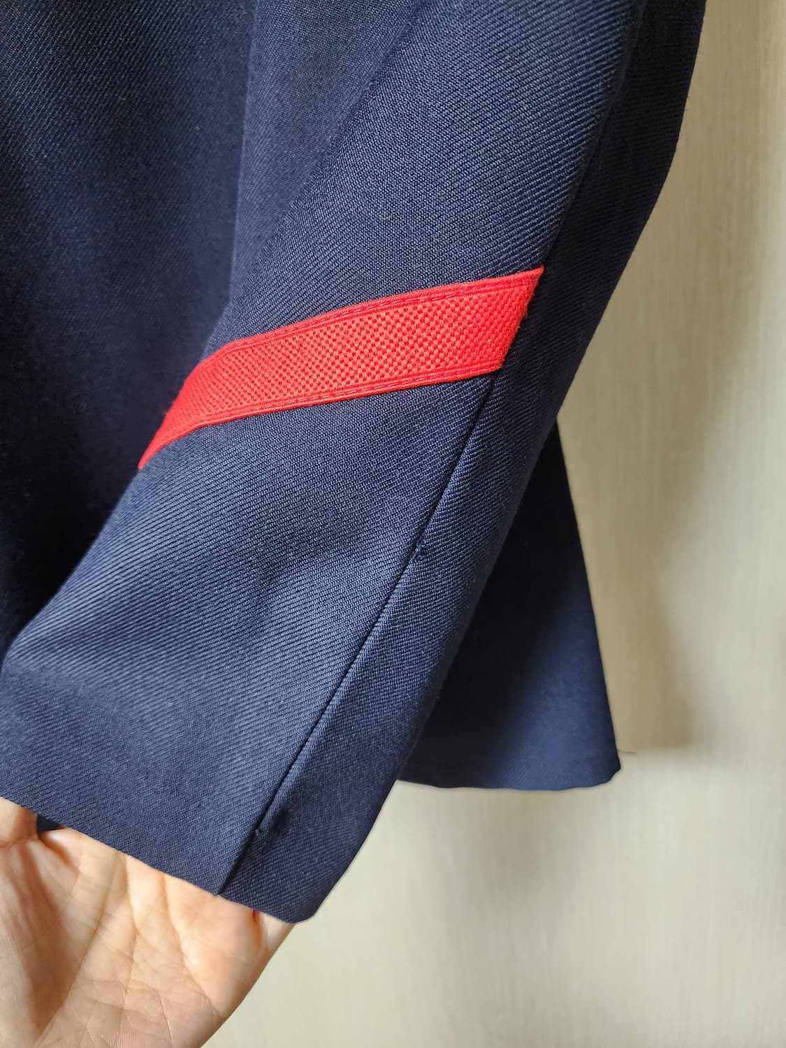 80's 프랑스군 울 세일러 셔츠  상품이미지5