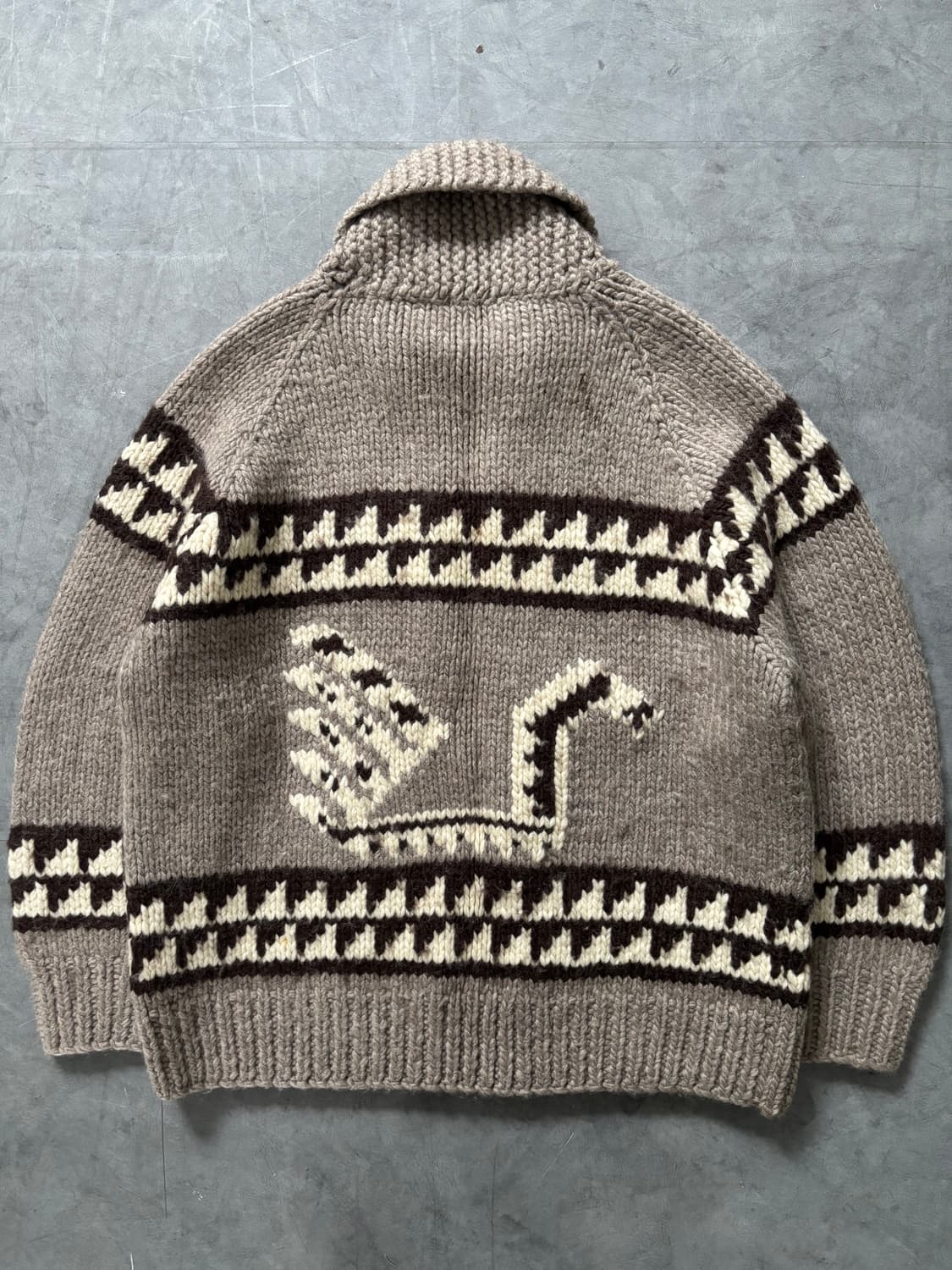 Polo 폴로 진스 헤비 울 코위찬 니트 집업  상품이미지5