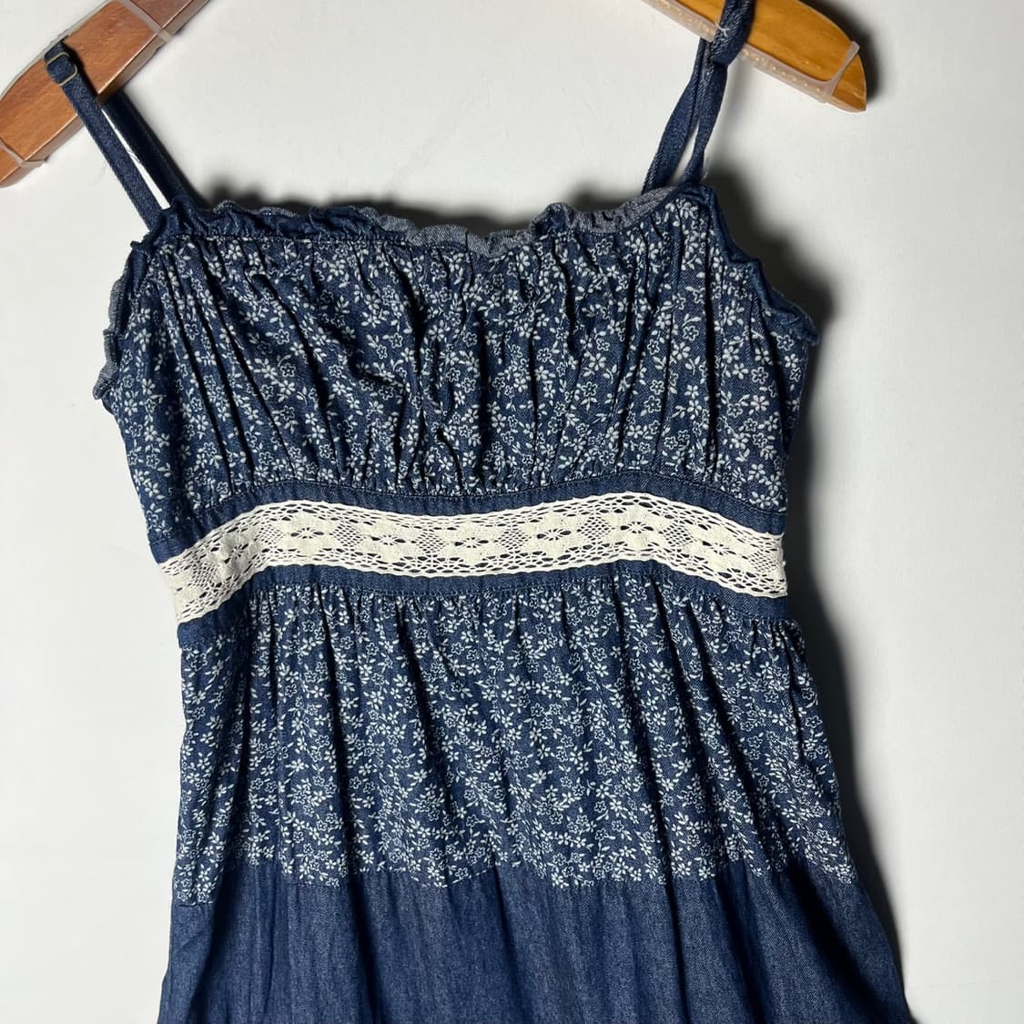 [LIZ LISA] 리즈리사 모리걸 패치워크 끈 원피스 상품이미지2