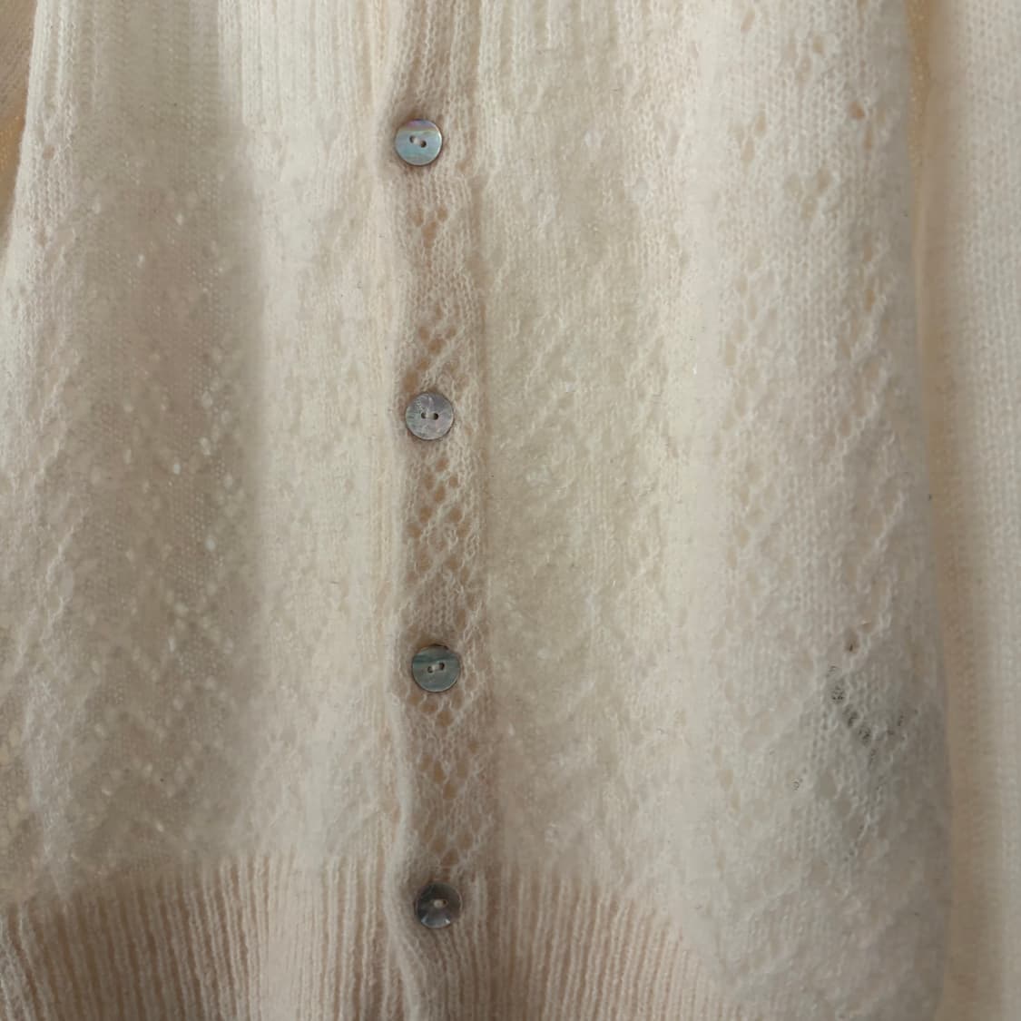 Punching Soft Crochet Cardigan 상품이미지4