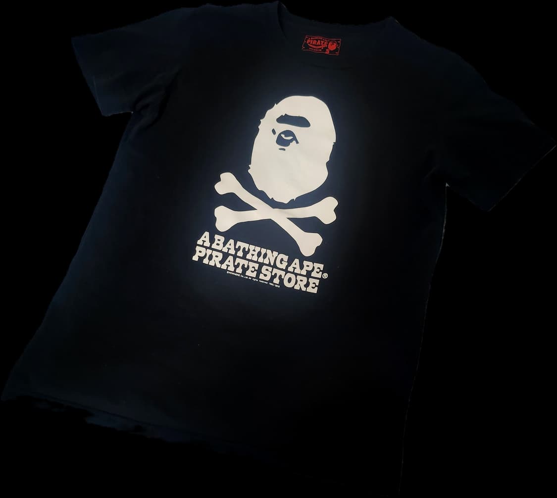 A Bathing Ape 파이럿 스토어 티셔츠 상품이미지3