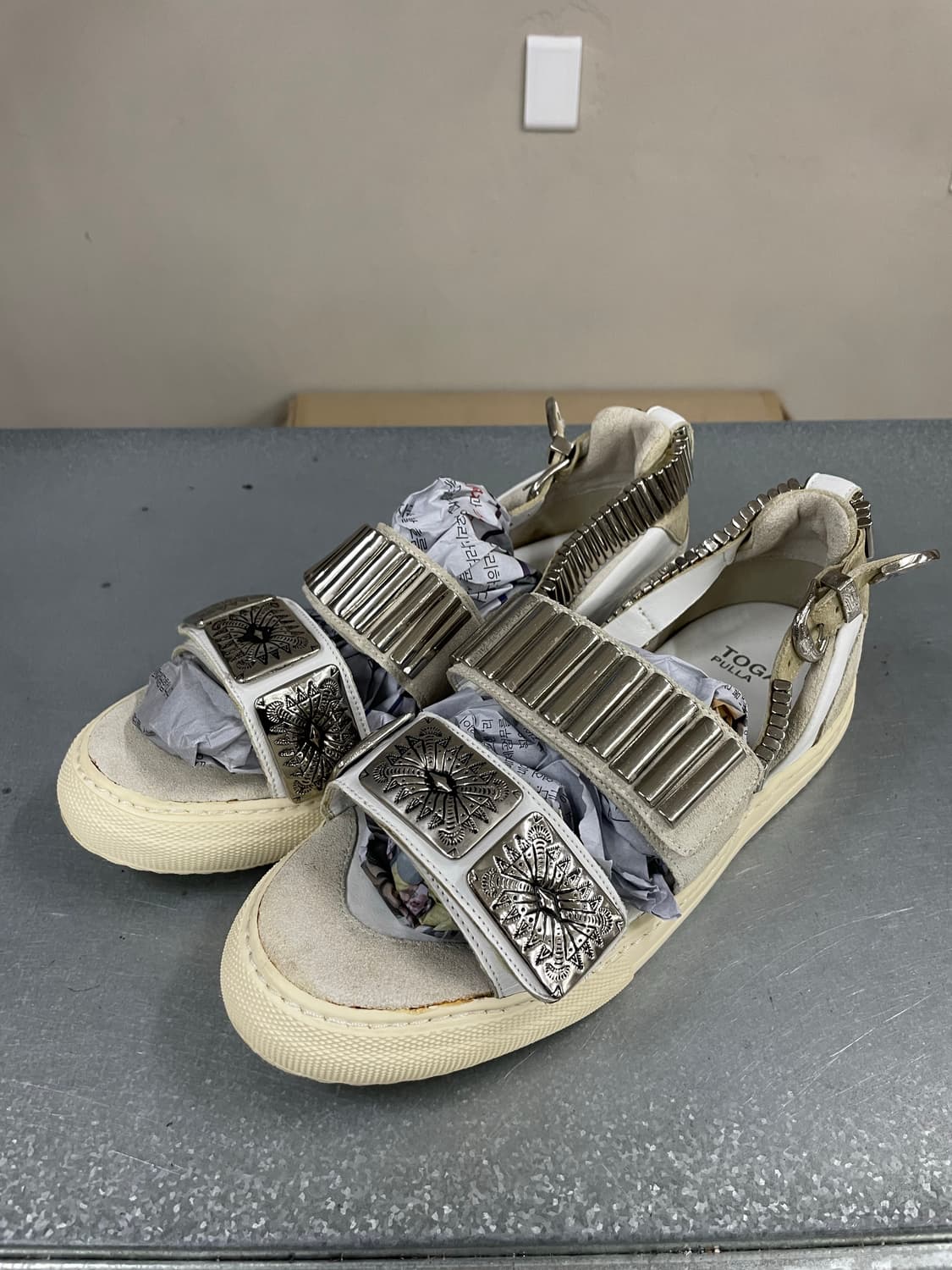 토가 풀라 메탈 샌들 38  상품이미지2