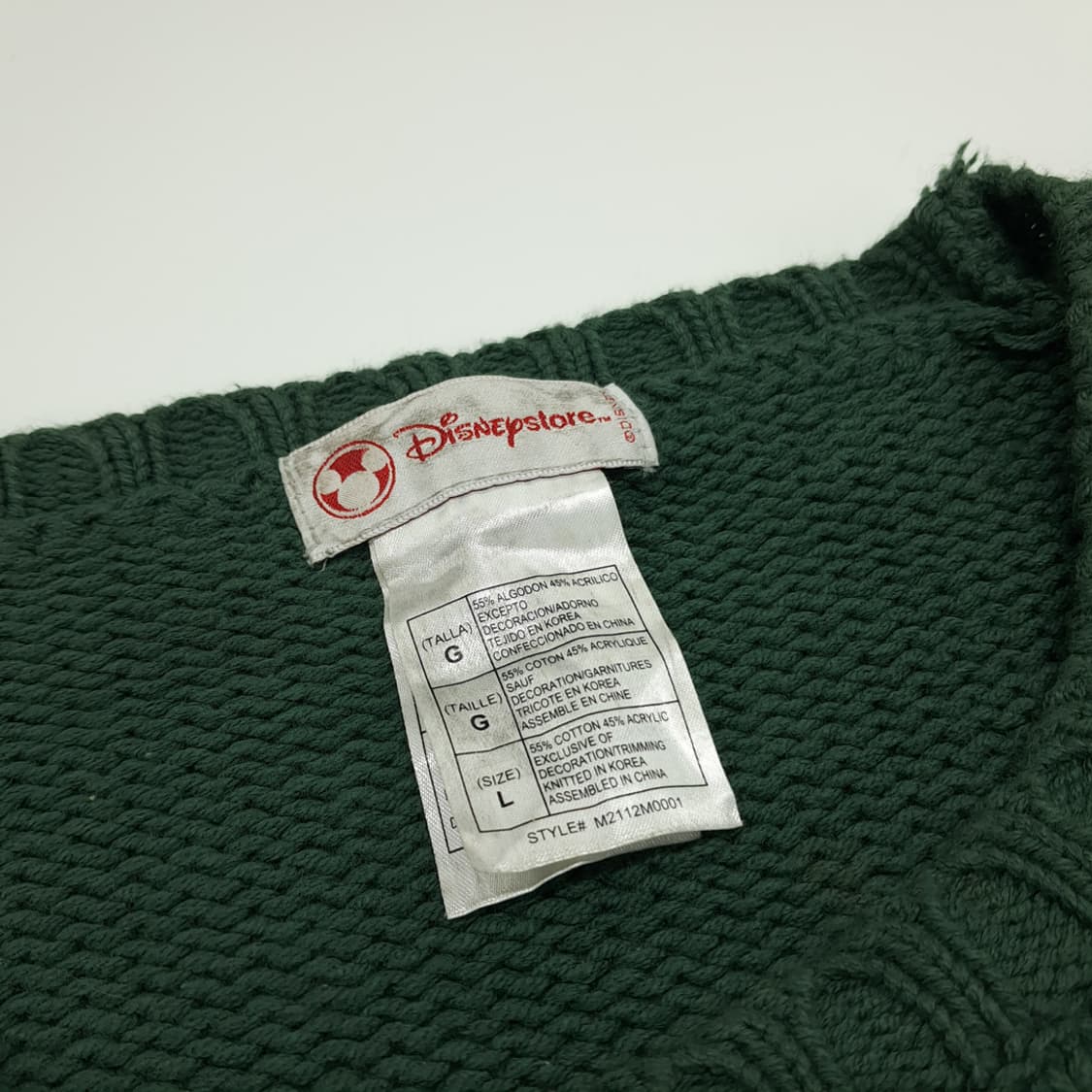 CN897 L 디즈니스토어 미키 마우스 니트 스웨터 상품이미지4