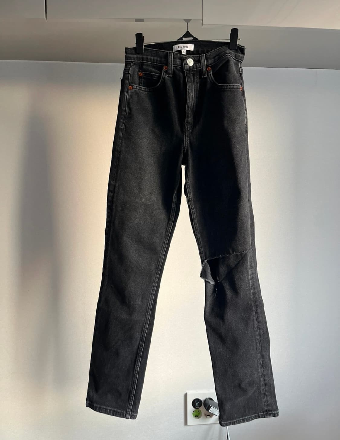 리던70s 스트레이트진24size redone straight washe 상품이미지4