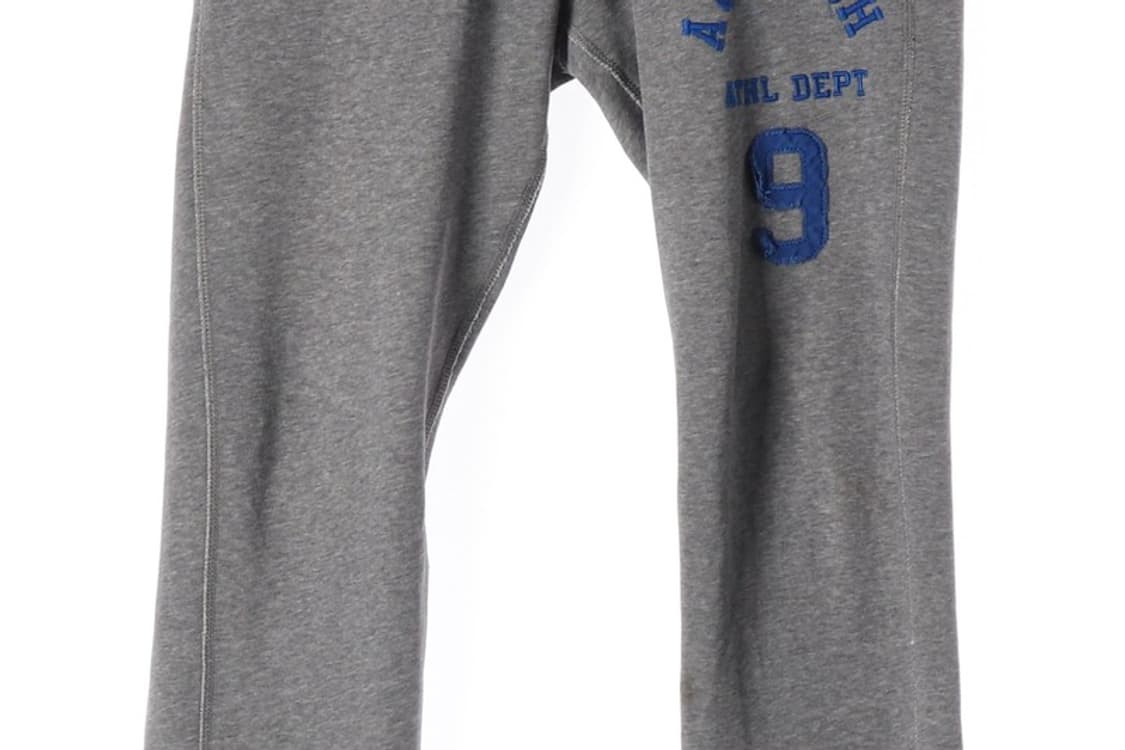 아베크롬비 빅로고 자수 기모 조거 팬츠 그레이 S 상품이미지4