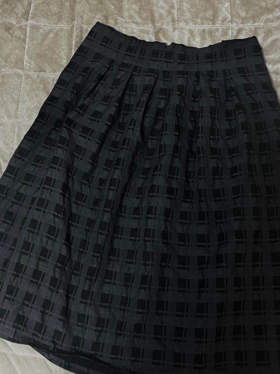 재팬 빈티지 체크 스커트 상품이미지1