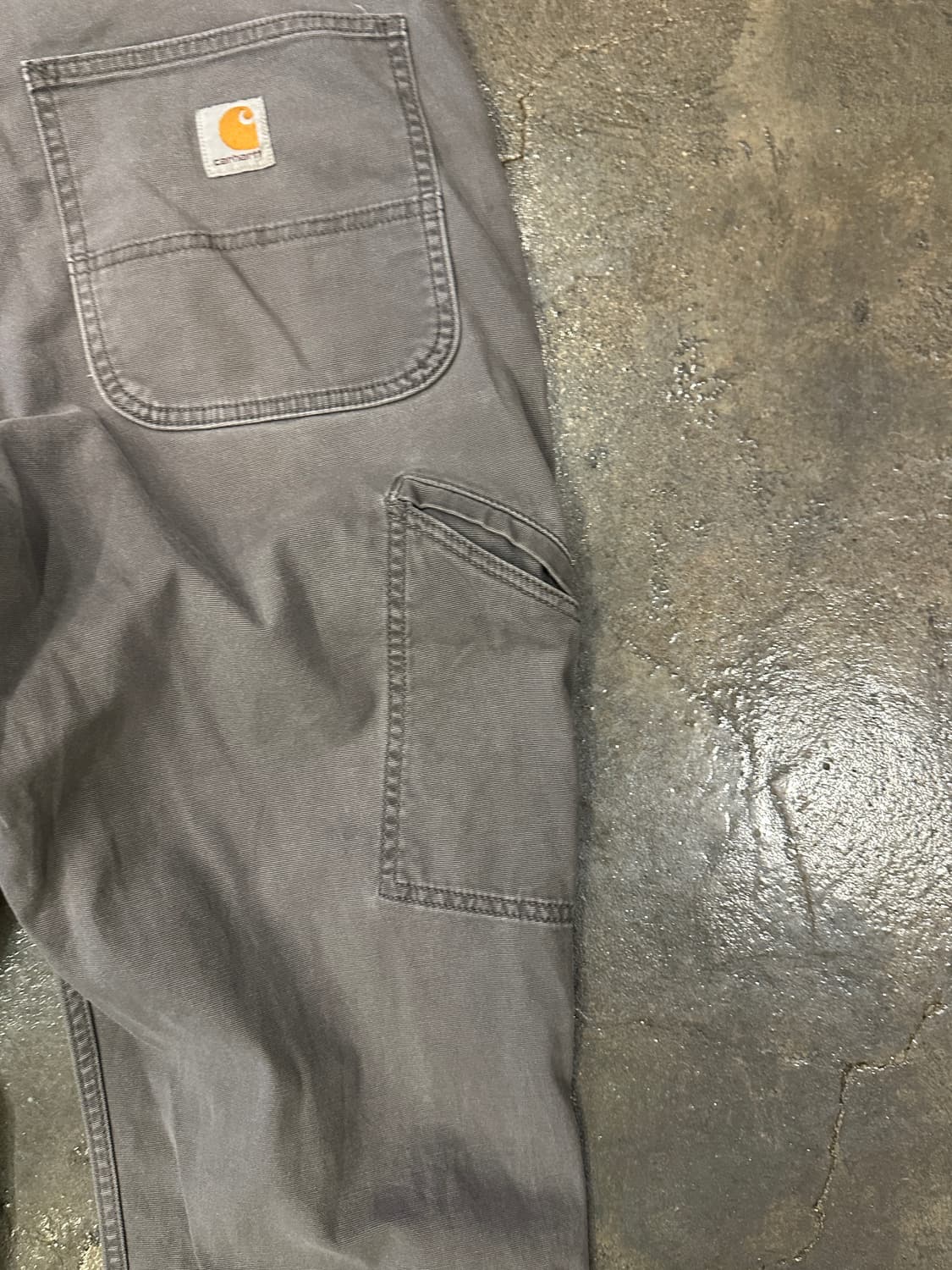 칼하트 릴렉스핏 카펜터 워크팬츠 차콜 32x34 상품이미지6