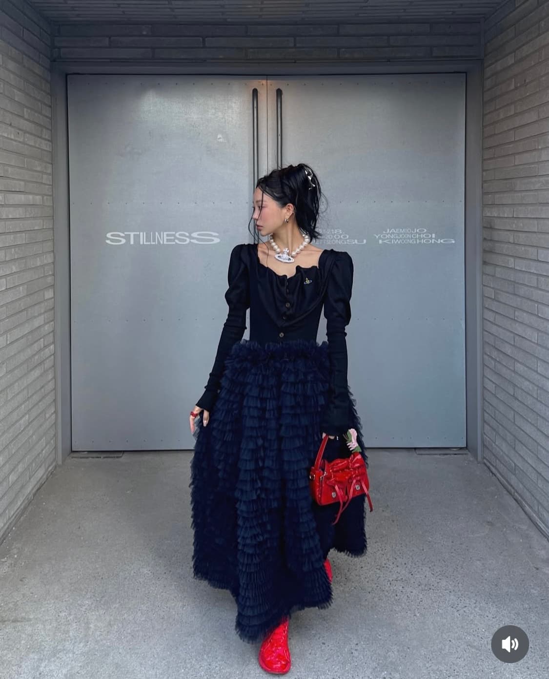 비비 달린 슈슈 스커트 상품이미지3