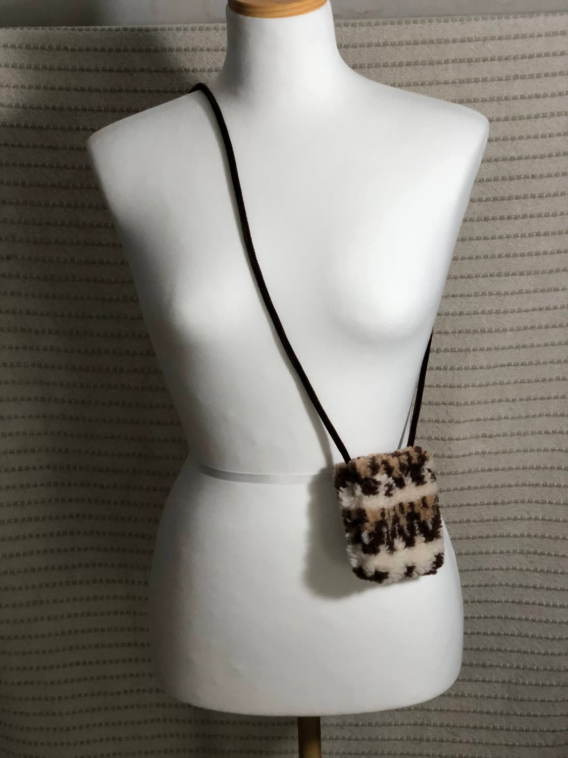 여성용 모리걸 뽀글이 미니 파우치 동전 카드 지갑 상품이미지1