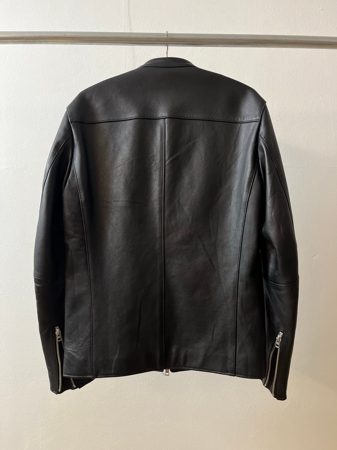 Lidnm 램스킨 레더 싱글라이더 자켓 양가죽 상품이미지2