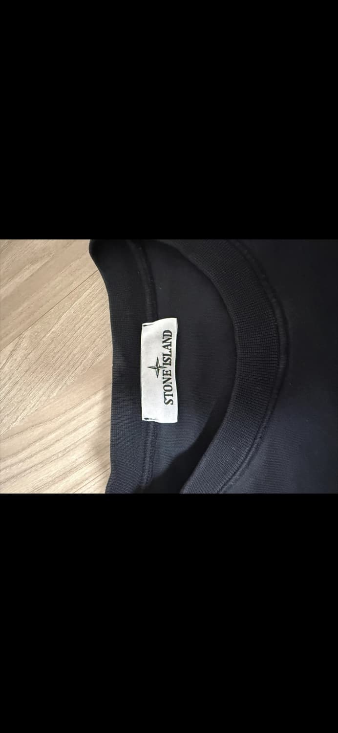스톤아일랜드 맨투맨 블랙 M 상품이미지2