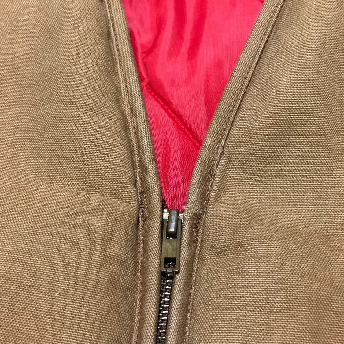 90s Usa 덕 캔버스 오버사이즈 워크 베스트 상품이미지3