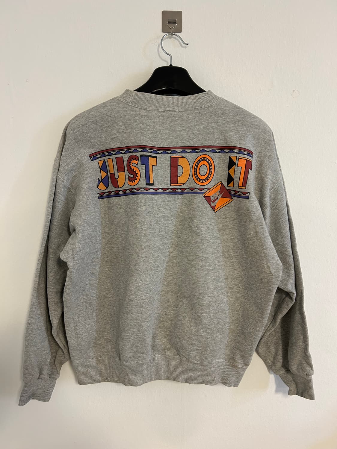 90s 나이키 지오메트릭 just do it 로고 스웻셔츠 상품이미지3