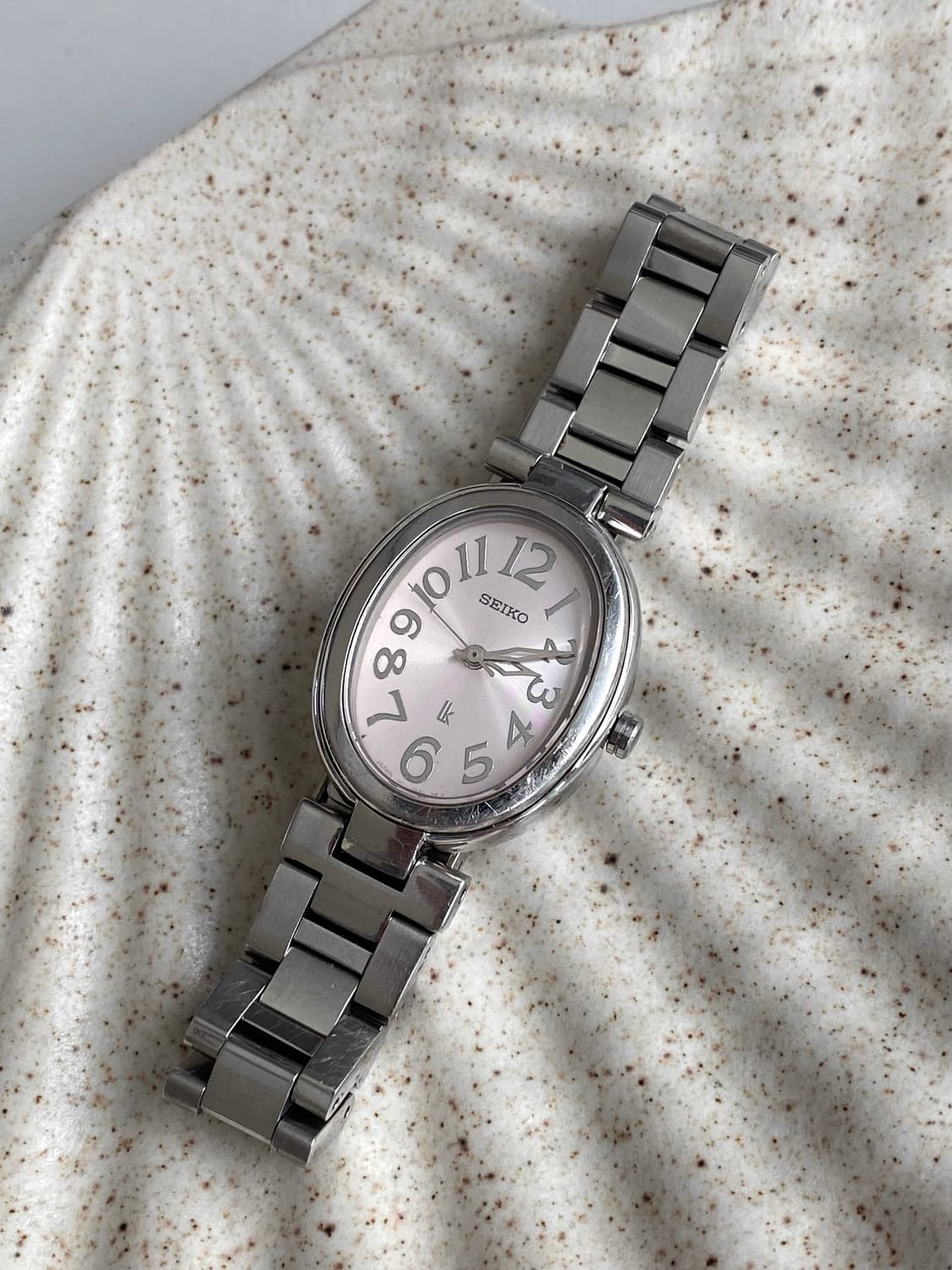 Seiko 세이코 lk 루키아 오벌 쿼츠 핑크 레이디스 상품이미지3