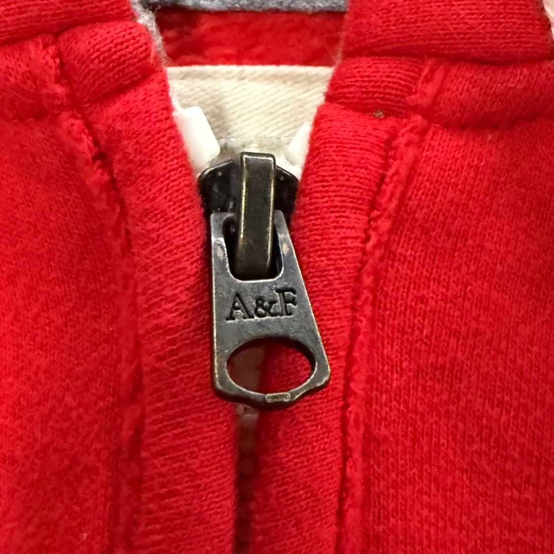 아베크롬비 레드 후드집업 상품이미지5