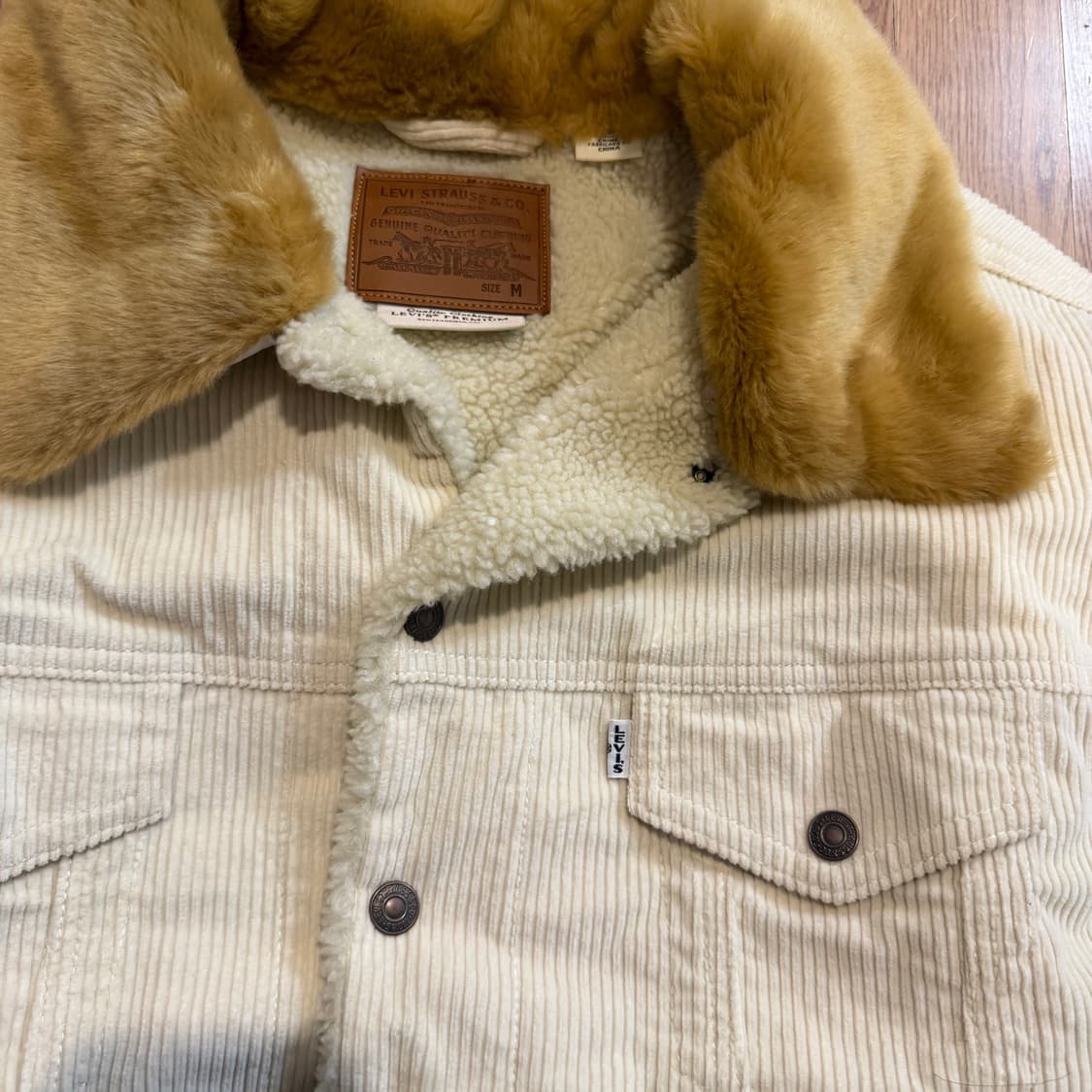 levi's 코듀로이 쉐르파 자켓 상품이미지3