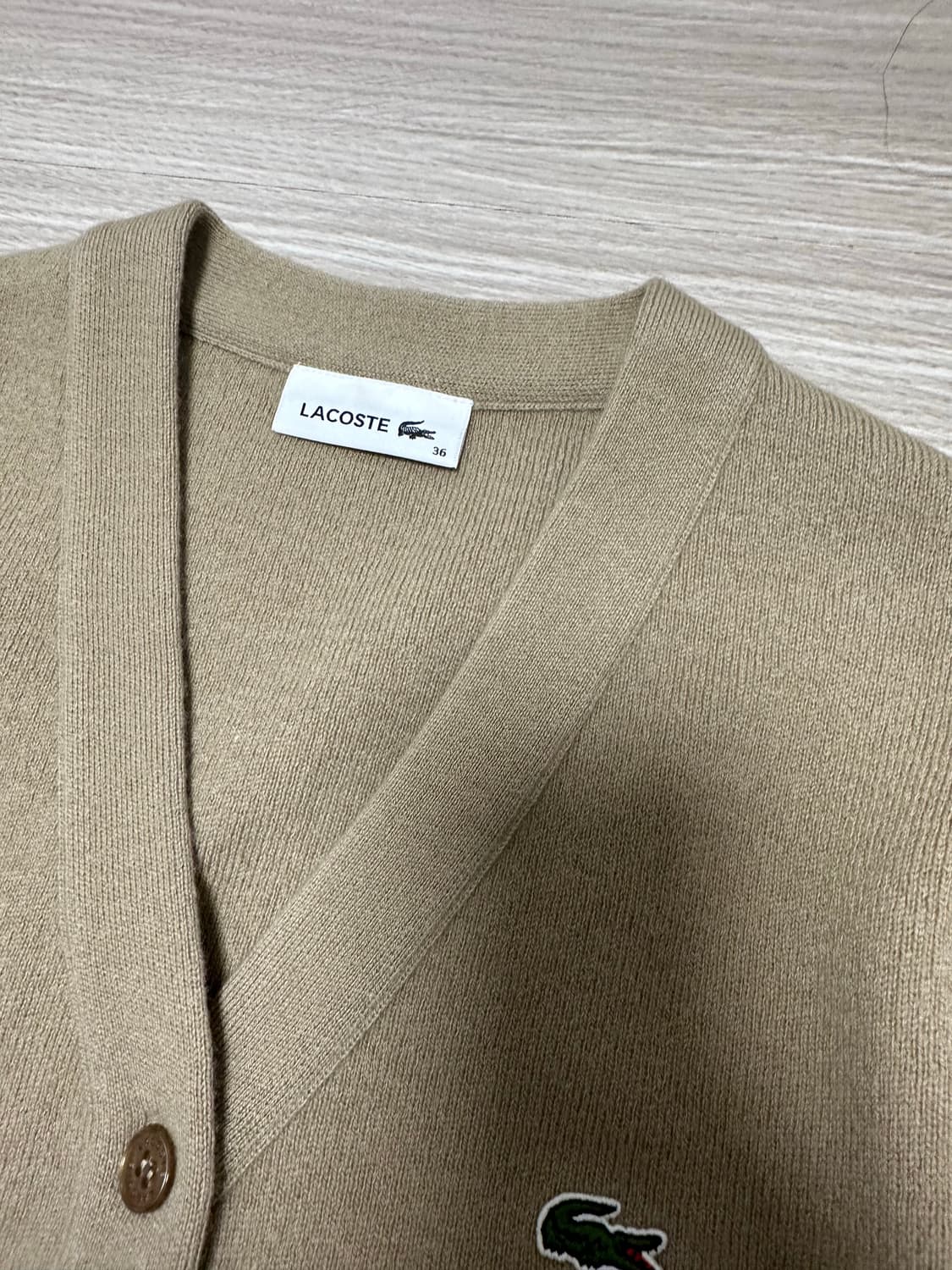 라코스테 방모 가디건 36사이즈 상품이미지2