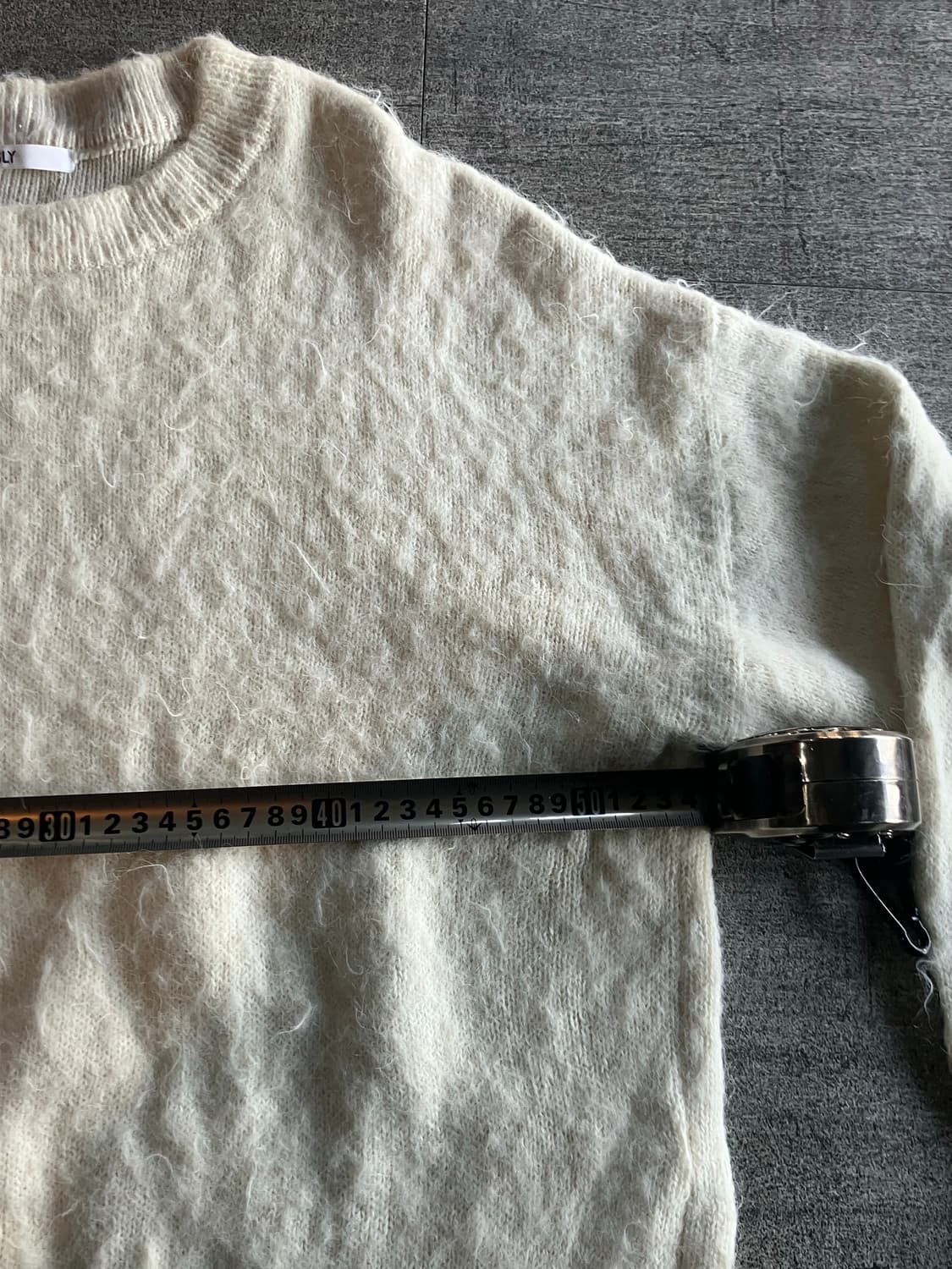 일본빈티지 Sly 올드스쿨아메카지 앙고라 니트스웨터 상품이미지2